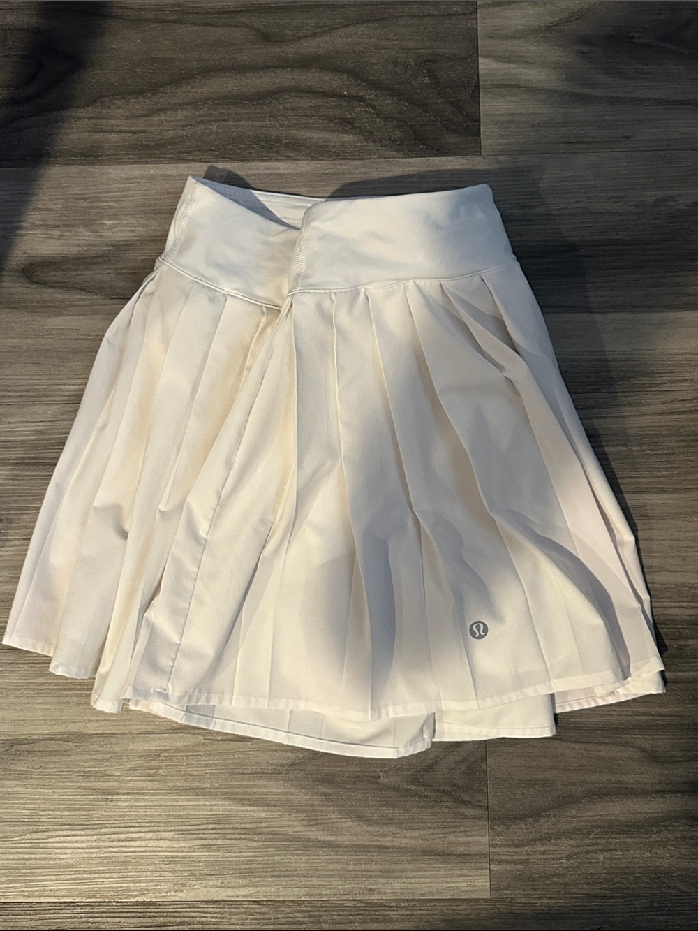 lululemon athletica White Pleated Tennis Skirt (skort)